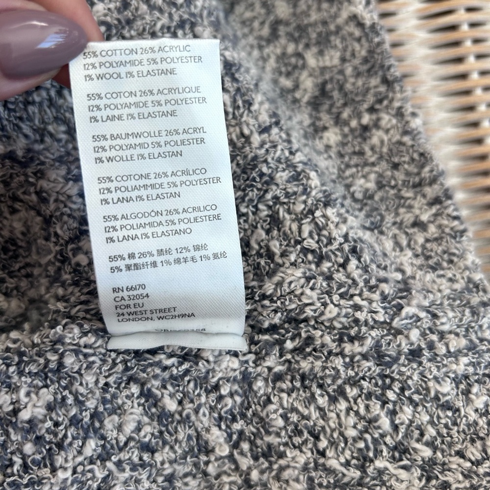 Free People Good Day Pullover Sweater in charcoal gray size large - Picture 7 of 9